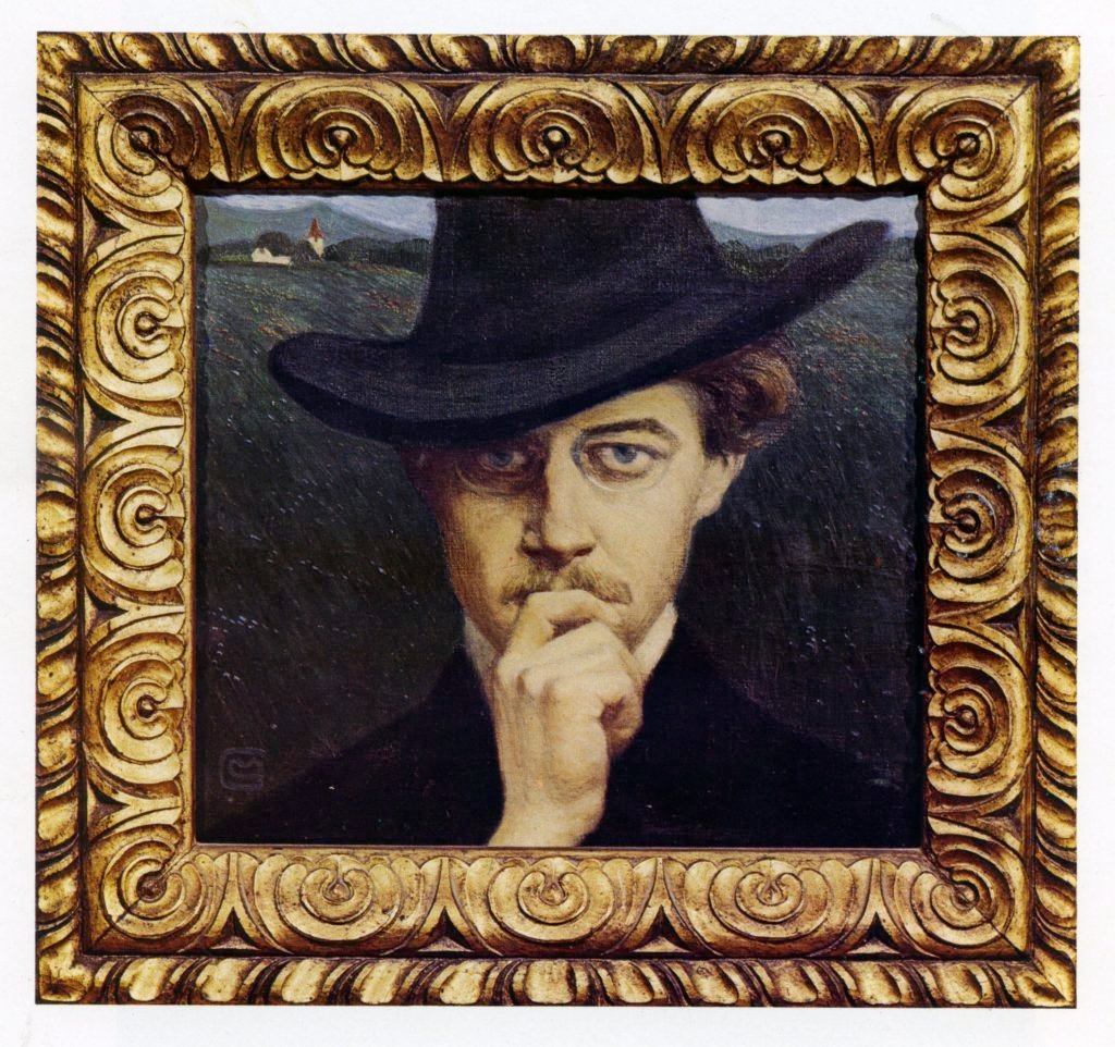 Maksim Gaspari: Self-portrait (1905) (lastna podoba)